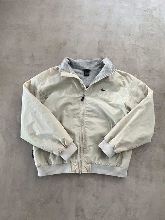 CREME NIKE TRACK JACKET - 1990S - L/XL