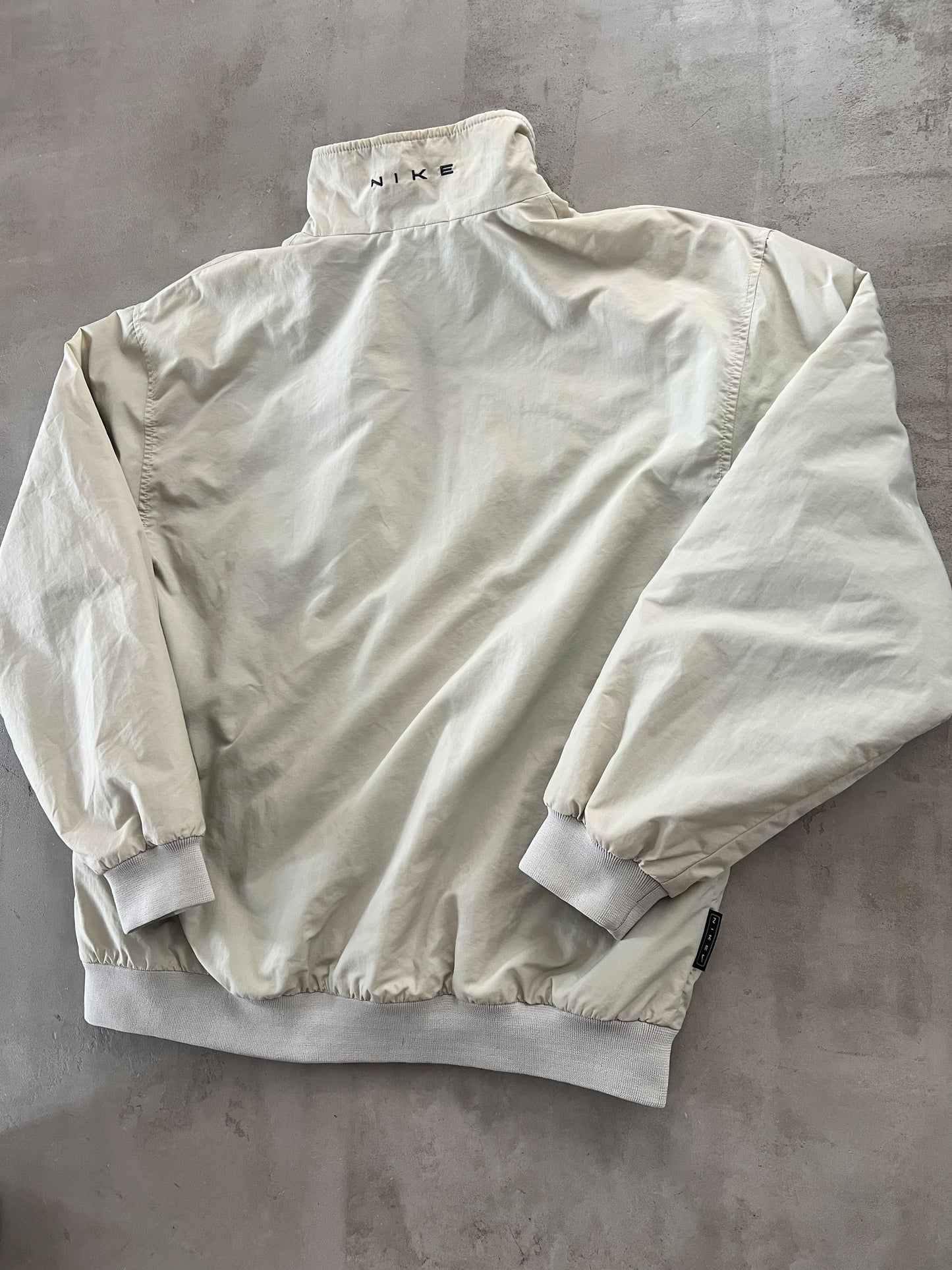 CREME NIKE TRACK JACKET - 1990S - L/XL