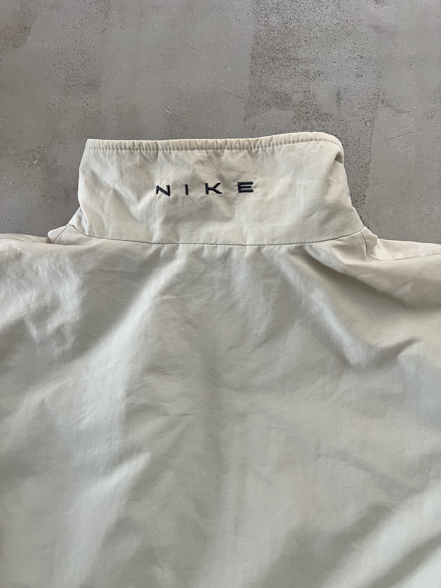 CREME NIKE TRACK JACKET - 1990S - L/XL
