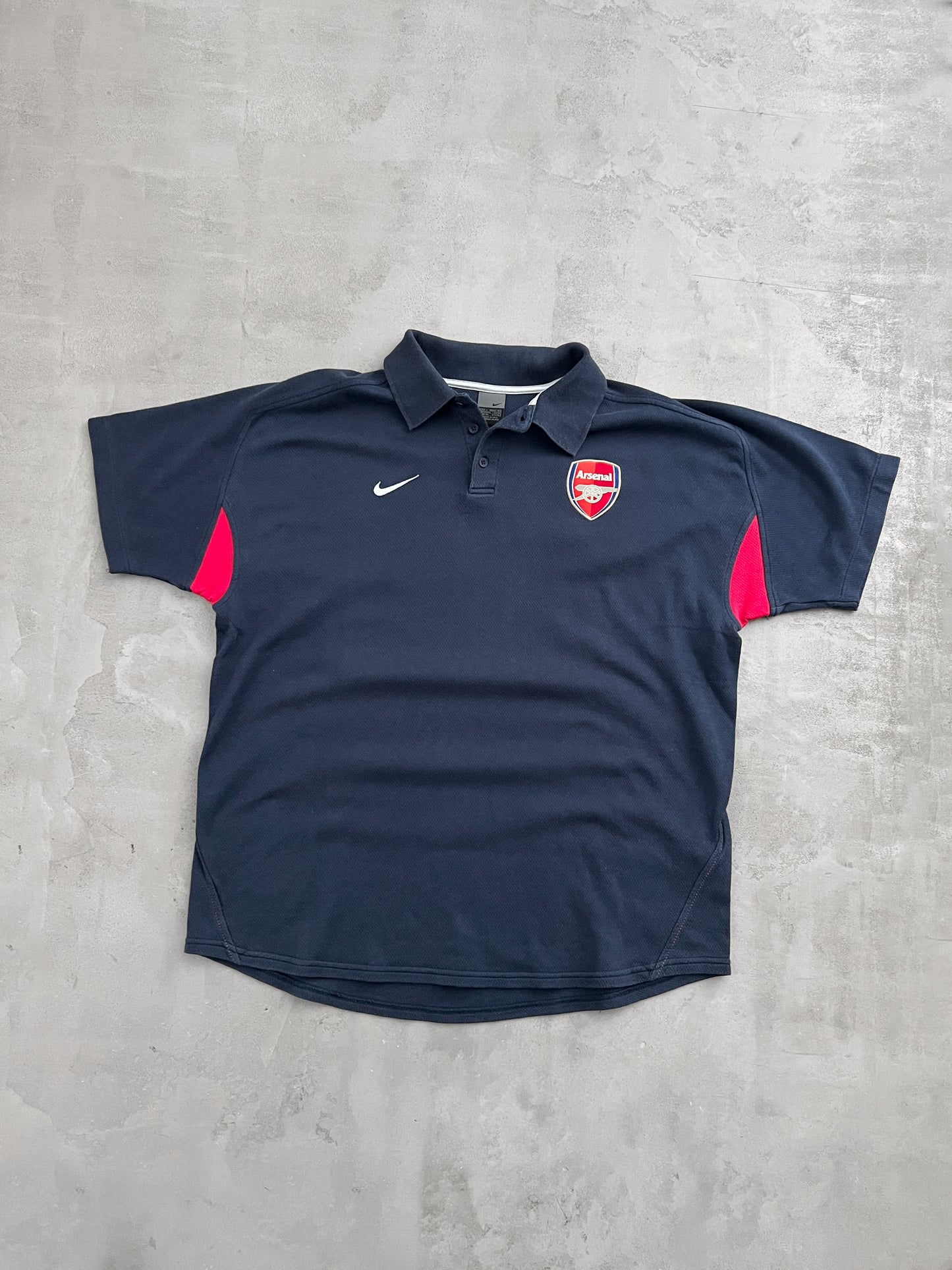NAVY ARSENAL NIKE POLO - 2000S - XL/L