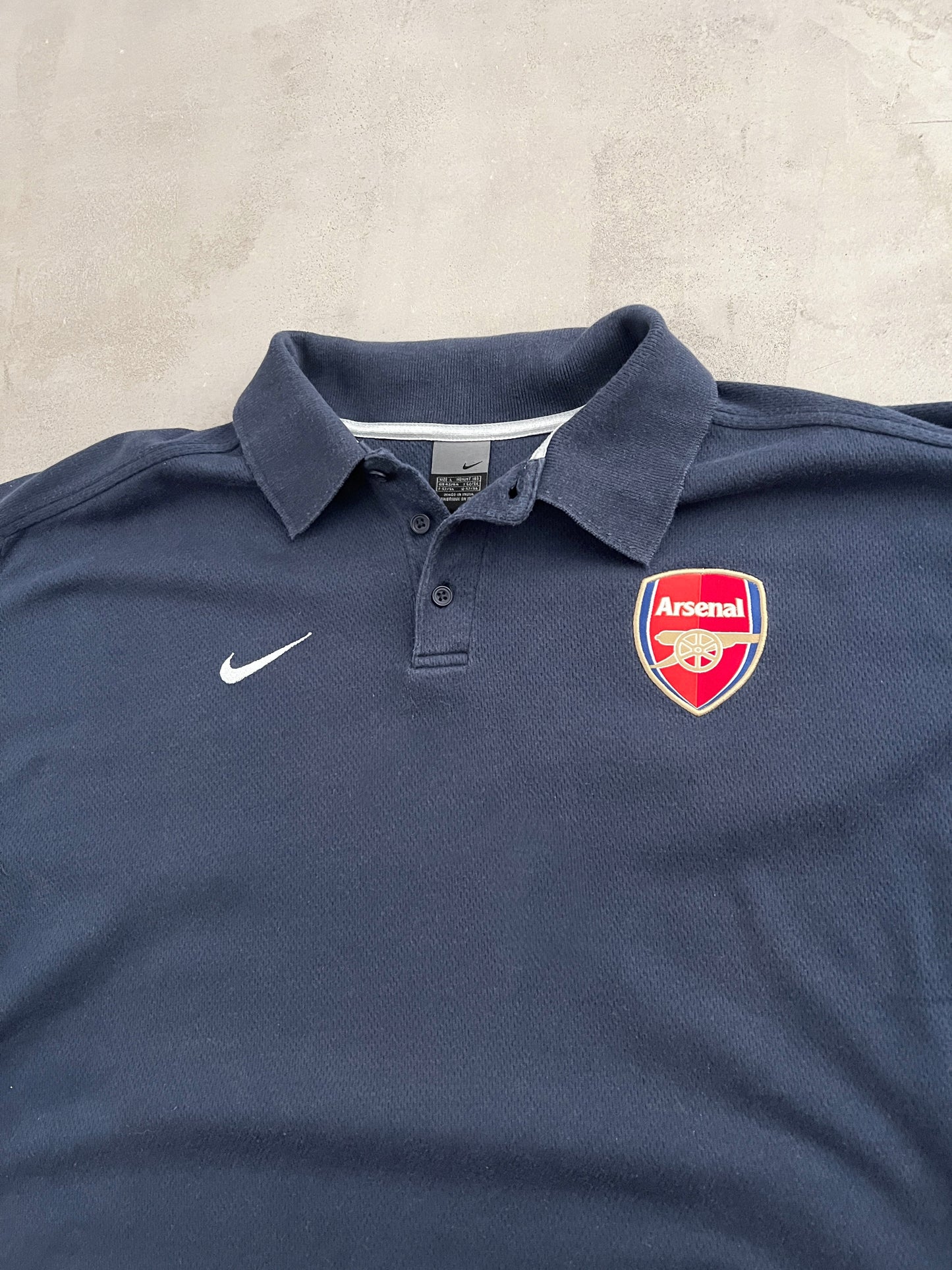 NAVY ARSENAL NIKE POLO - 2000S - XL/L
