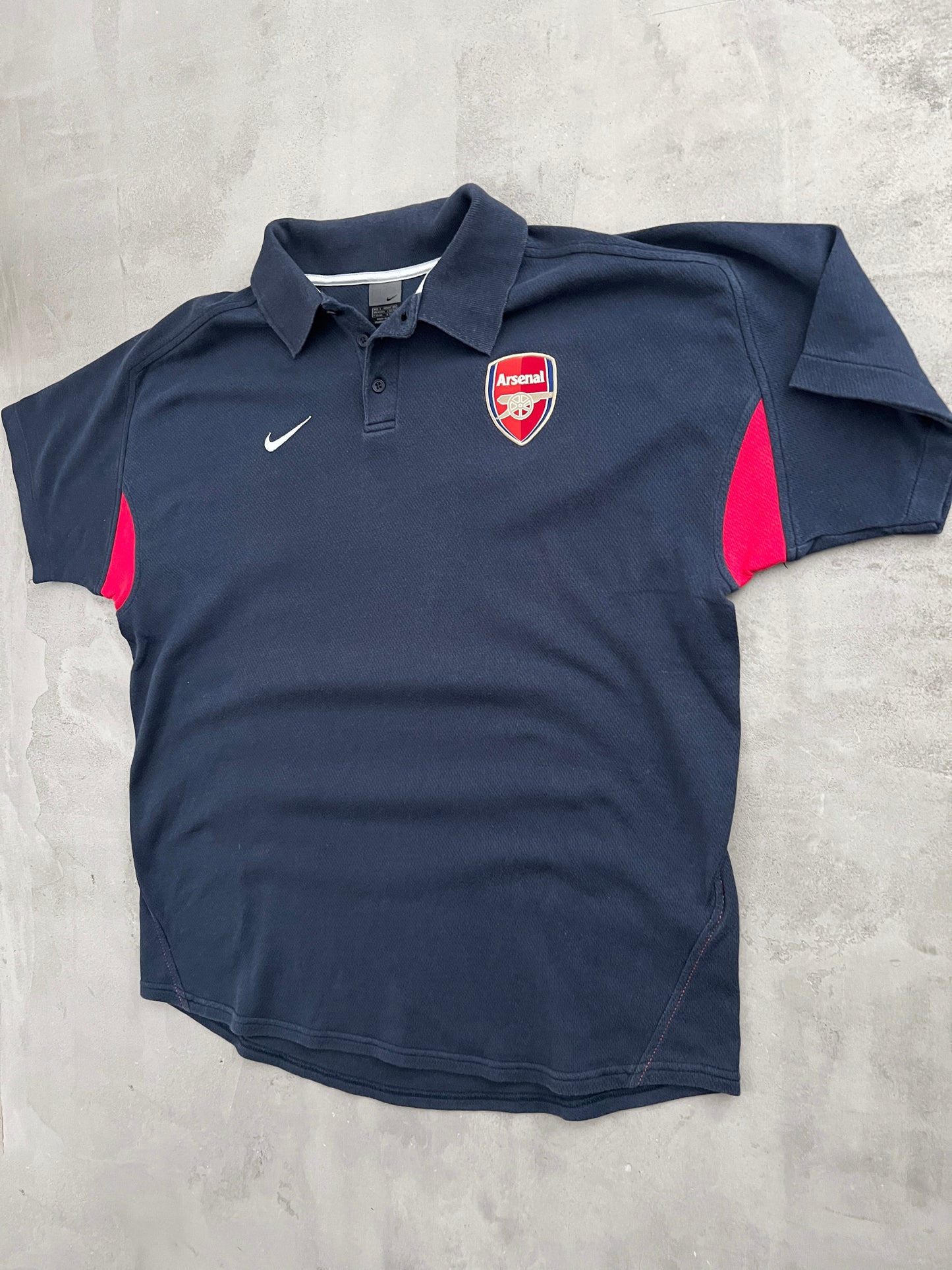 NAVY ARSENAL NIKE POLO - 2000S - XL/L