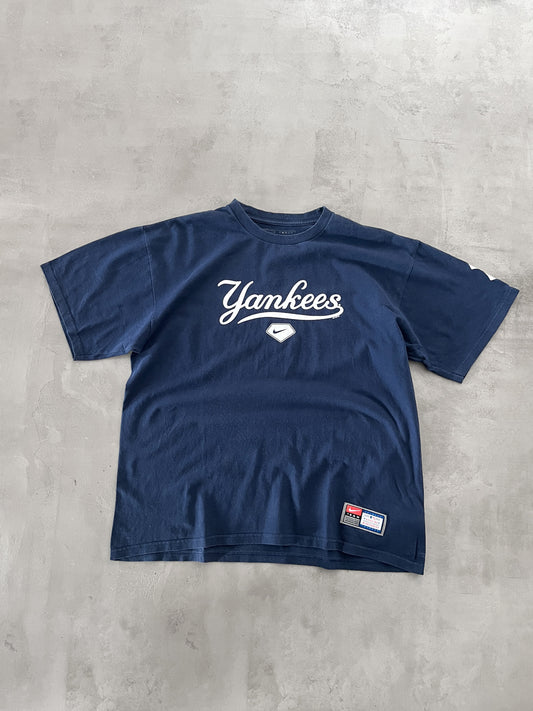 NAVY YANKEES NIKE TEE - 2000S - L