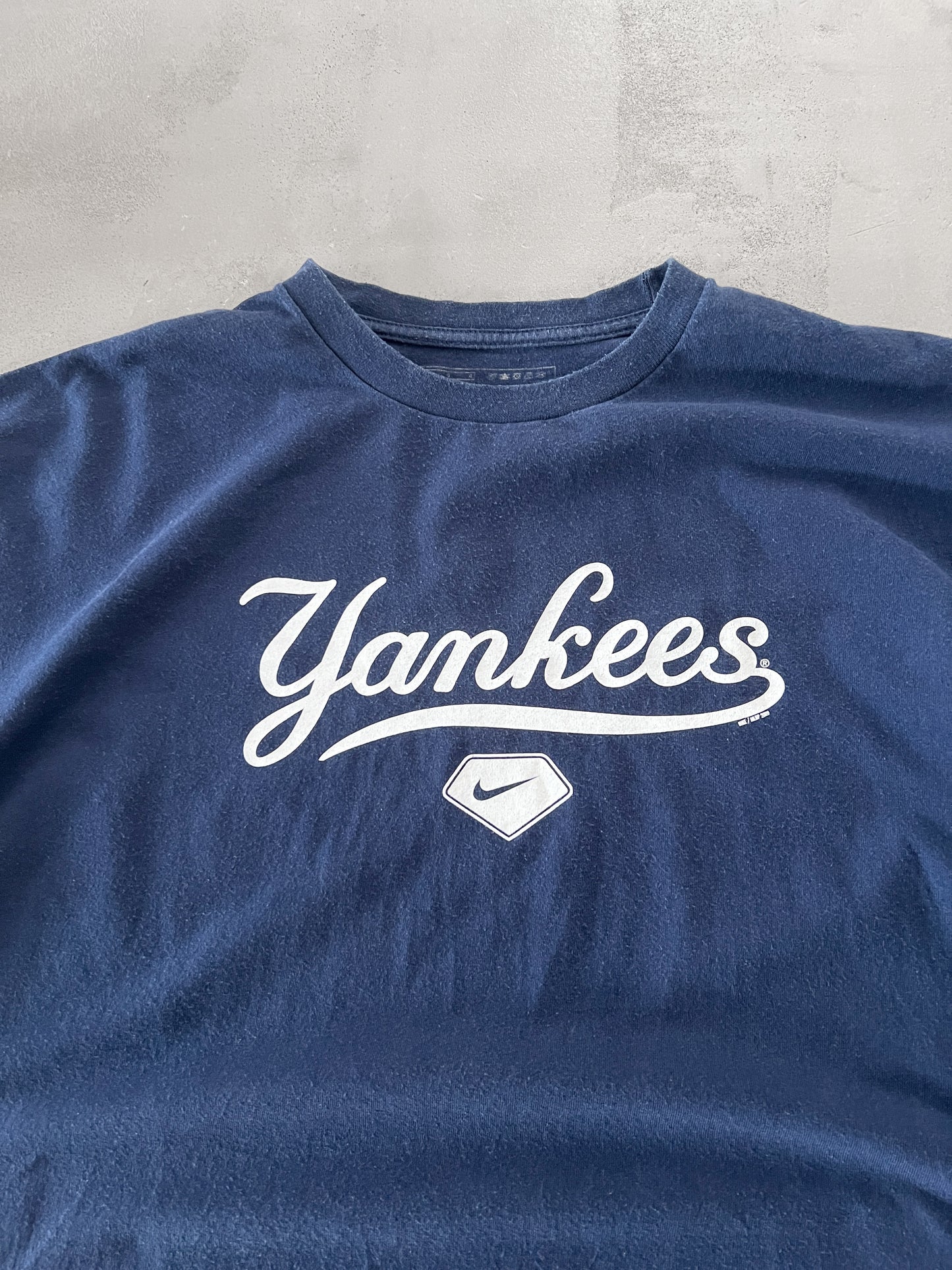 NAVY YANKEES NIKE TEE - 2000S - L
