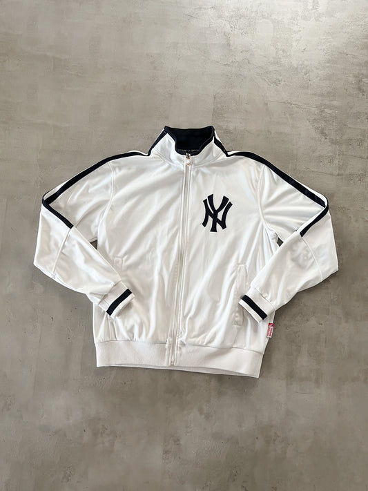 WHITE YANKEES JACKET - 2000S - L/M