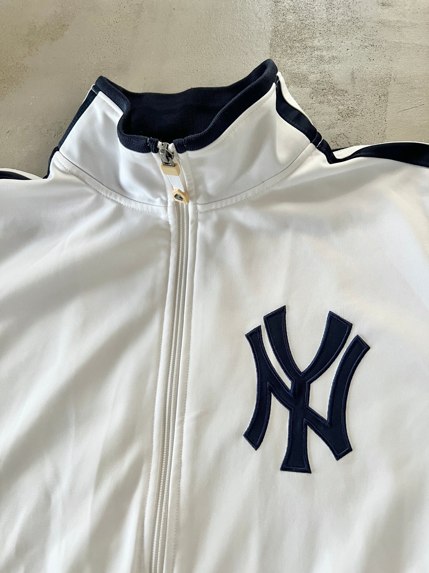 WHITE YANKEES JACKET - 2000S - L/M