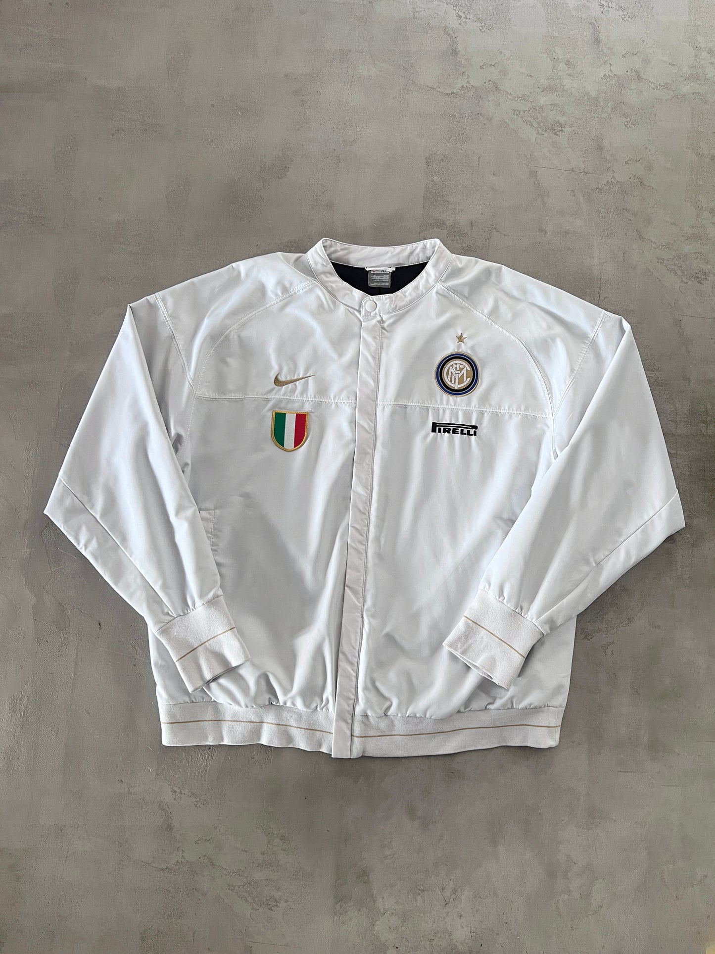 WHITE INTER MILAN NIKE JACKET - 2000S - XL