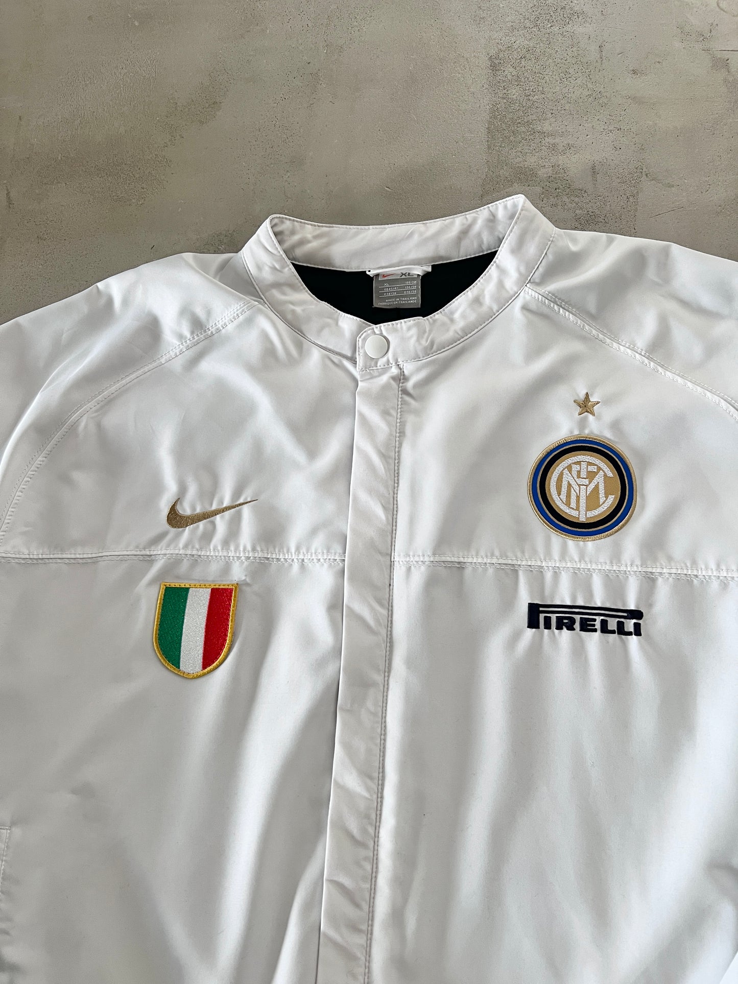 WHITE INTER MILAN NIKE JACKET - 2000S - XL