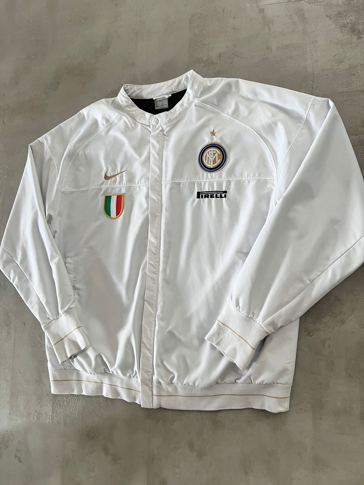 WHITE INTER MILAN NIKE JACKET - 2000S - XL