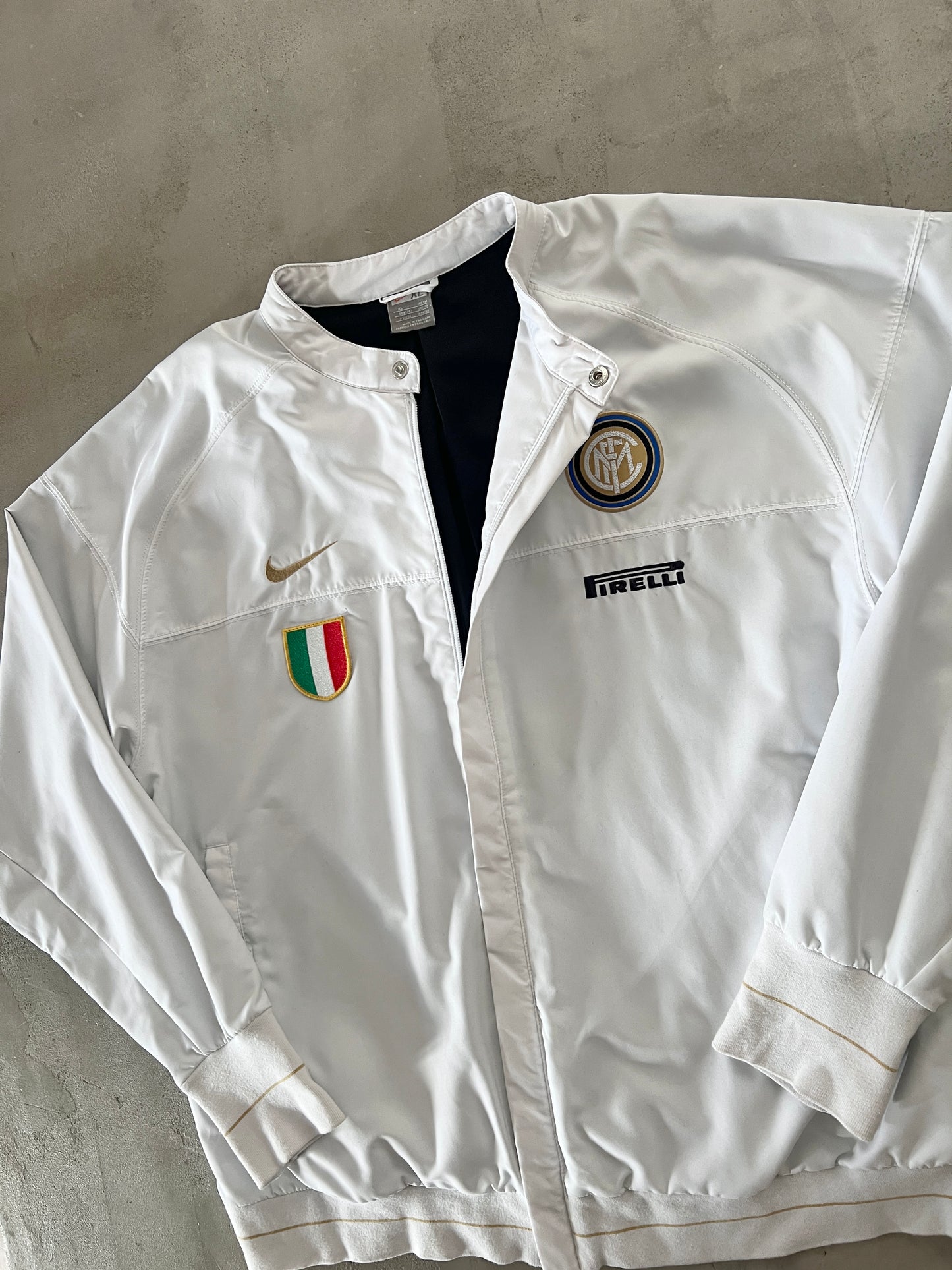 WHITE INTER MILAN NIKE JACKET - 2000S - XL