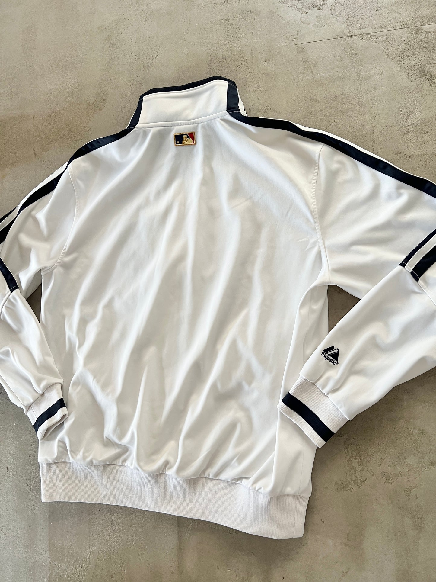 WHITE YANKEES JACKET - 2000S - L/M