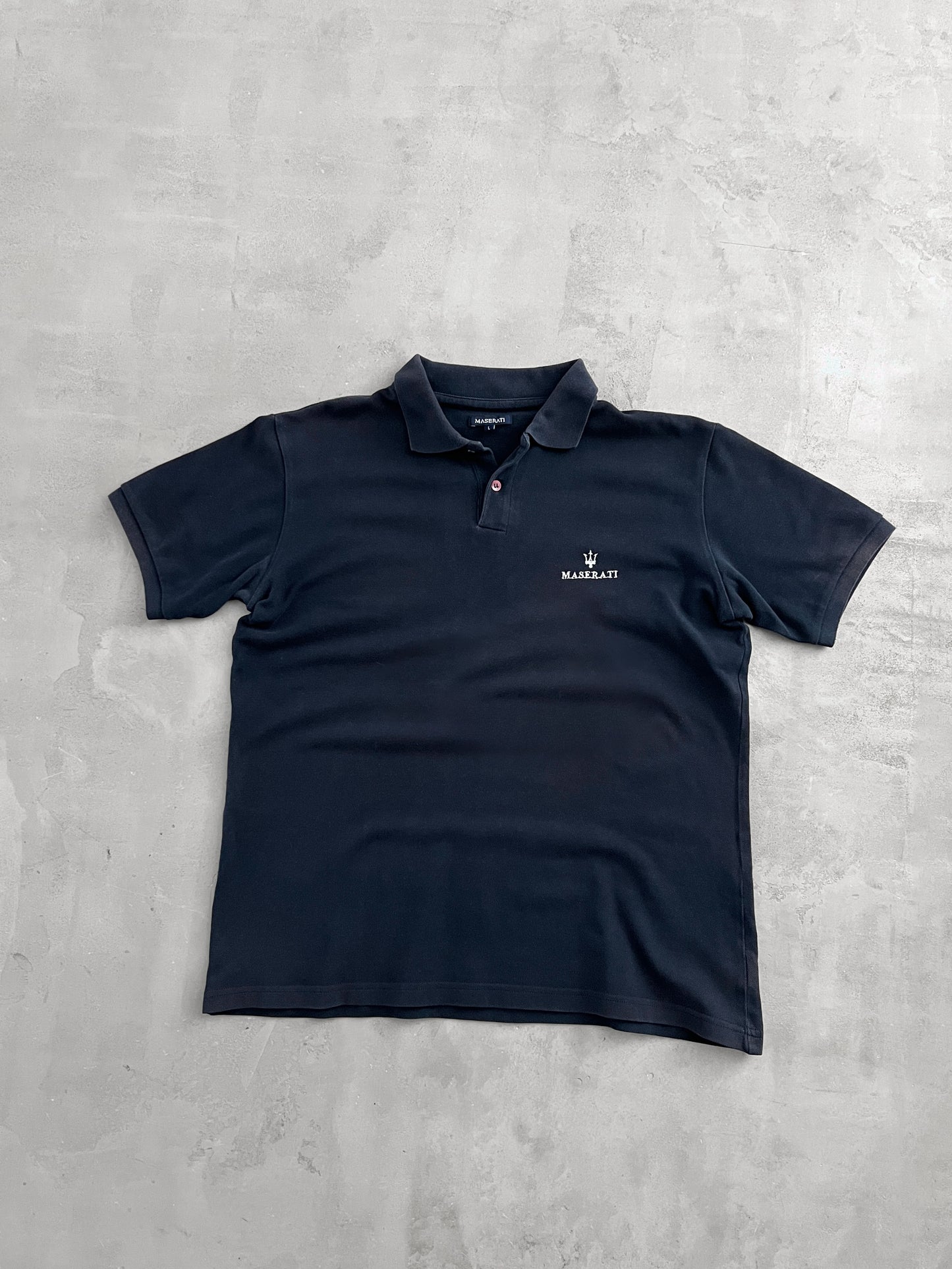 NAVY MASERATI POLO - 2000S - M