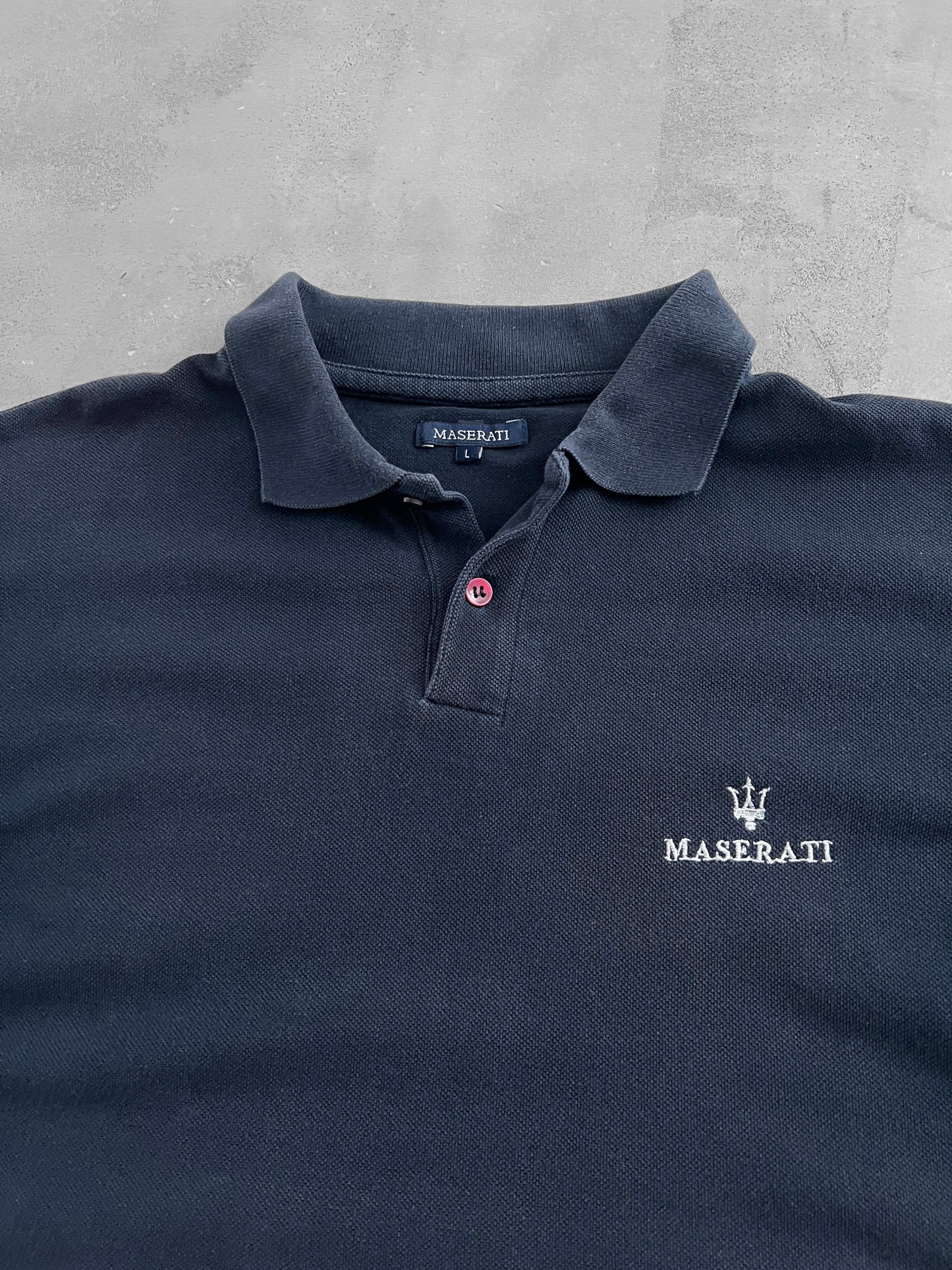 NAVY MASERATI POLO - 2000S - M