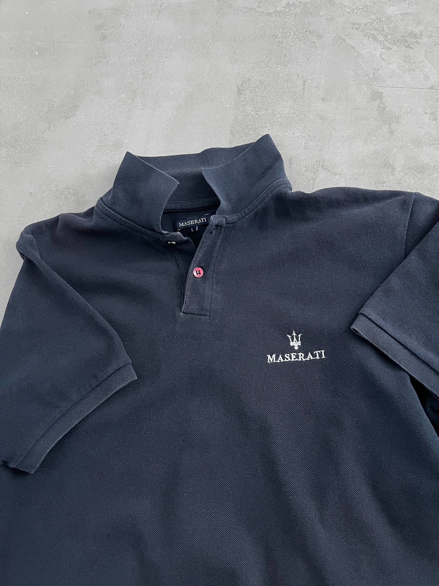 NAVY MASERATI POLO - 2000S - M
