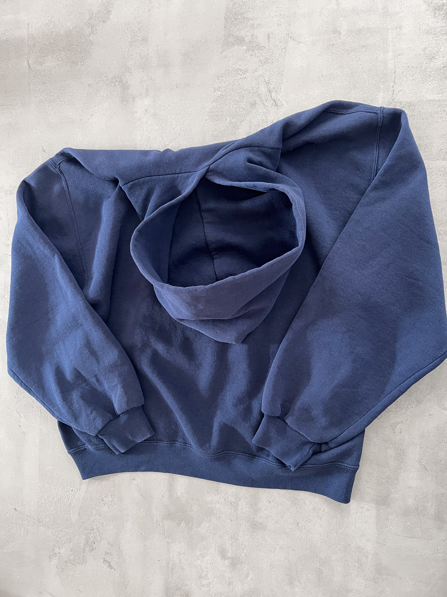 NAVY FOOTBALL RUSSELL HOODIE - 1990S - M/L