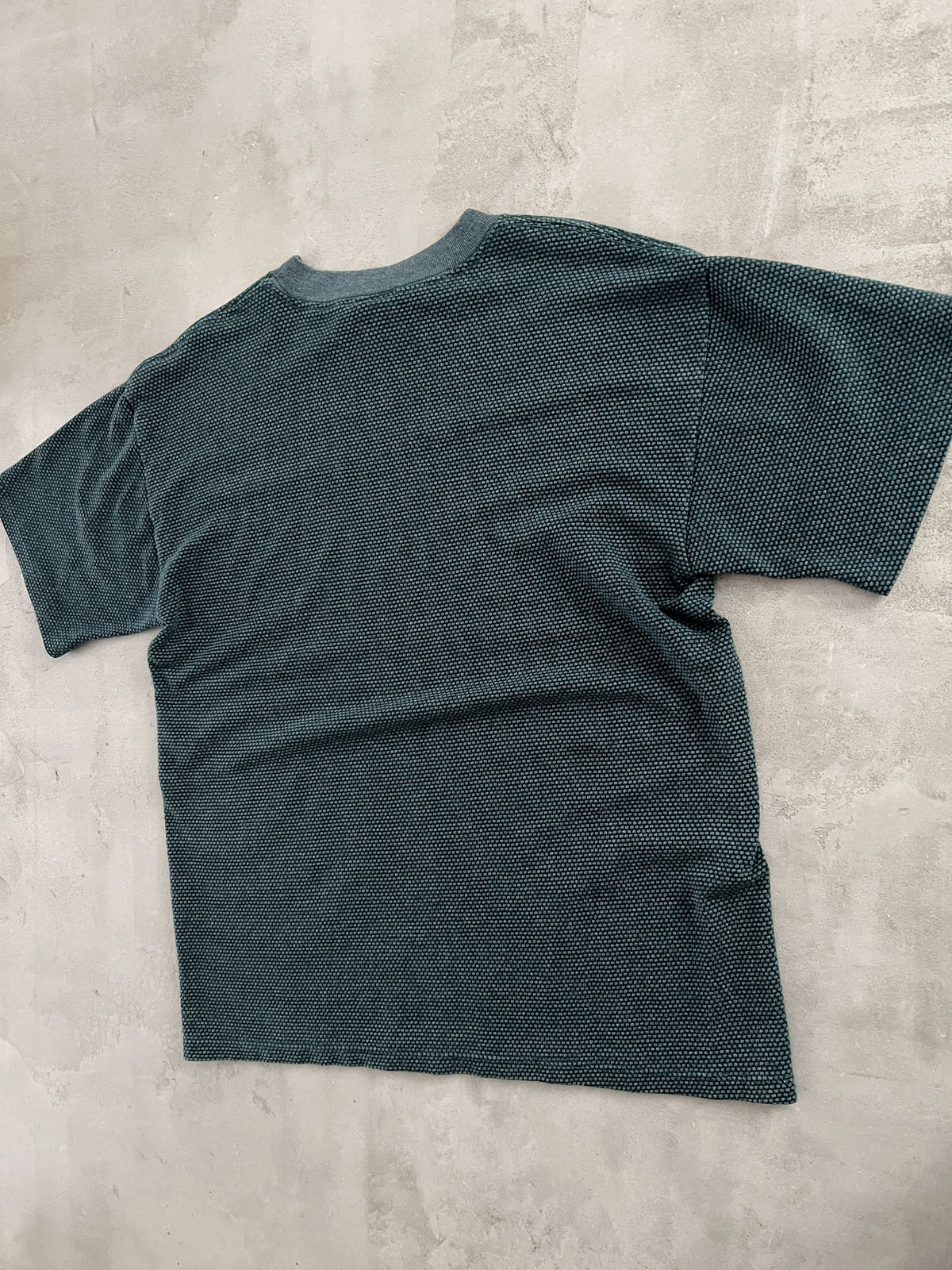 GREEN PORSCHE TEE - 1990S - L