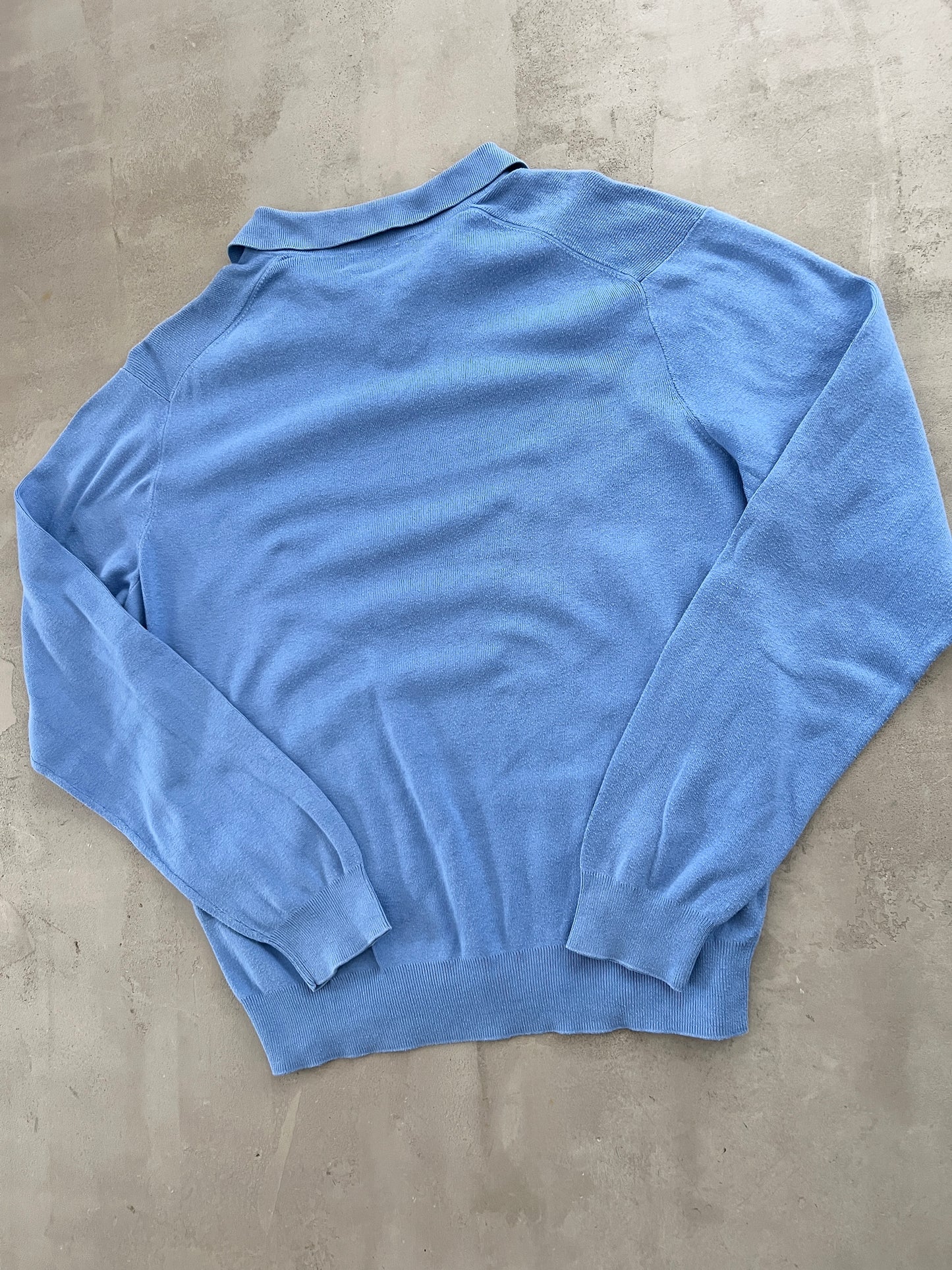BABY BLUE RALPH LAUREN LONGSLEEVE - 2000S - M