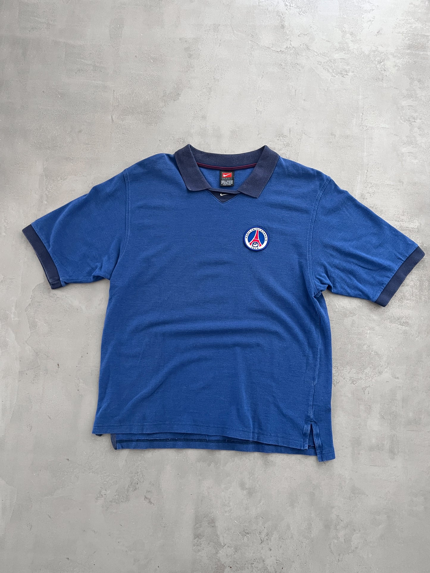 NAVY PSG NIKE POLO - 2000S - L