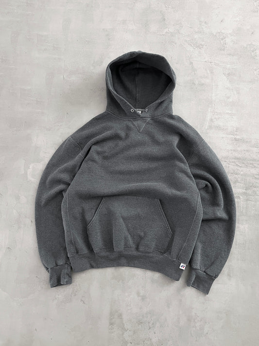 GREY RUSSELL HOODIE - 2000S - XL