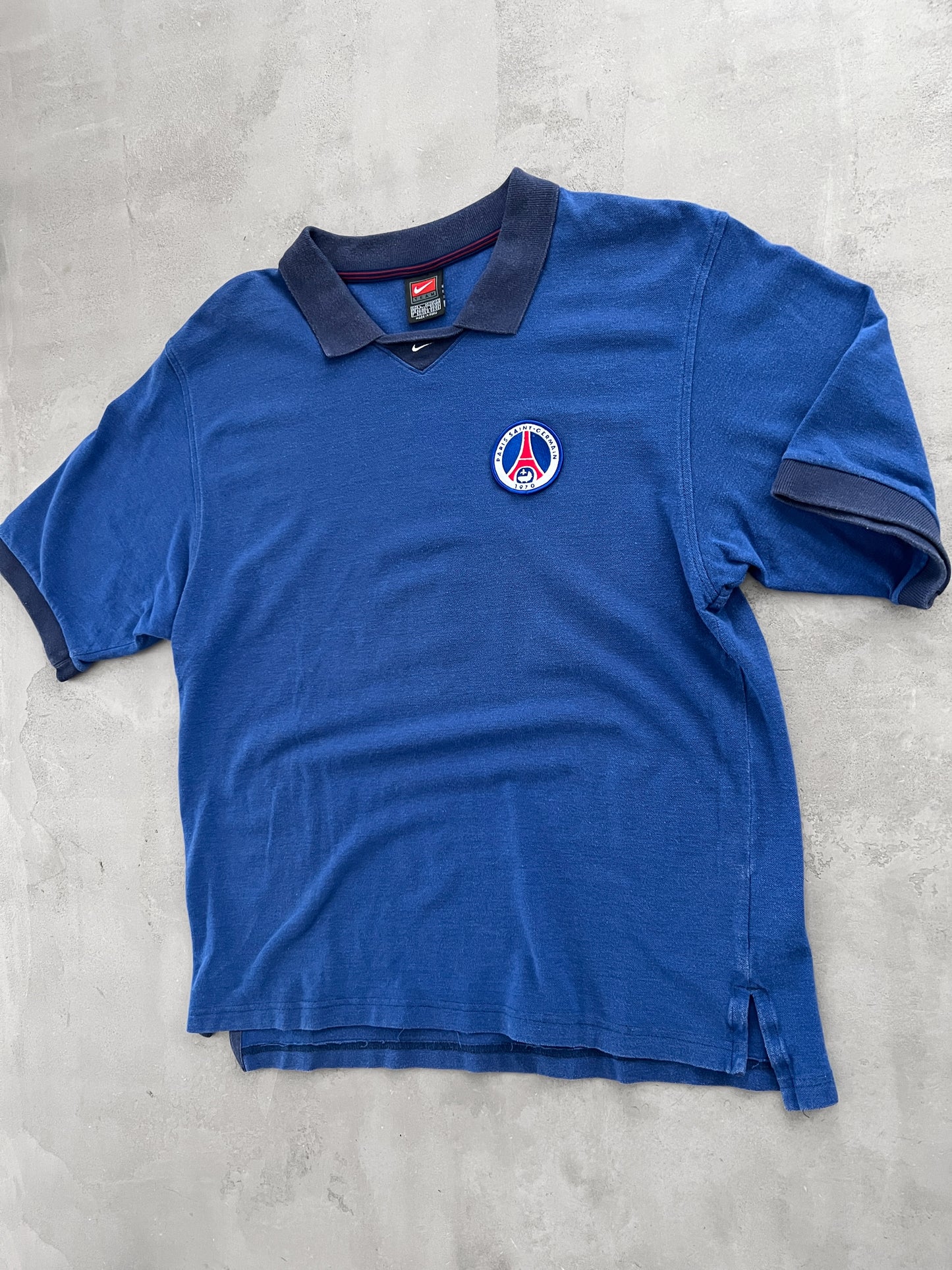 NAVY PSG NIKE POLO - 2000S - L