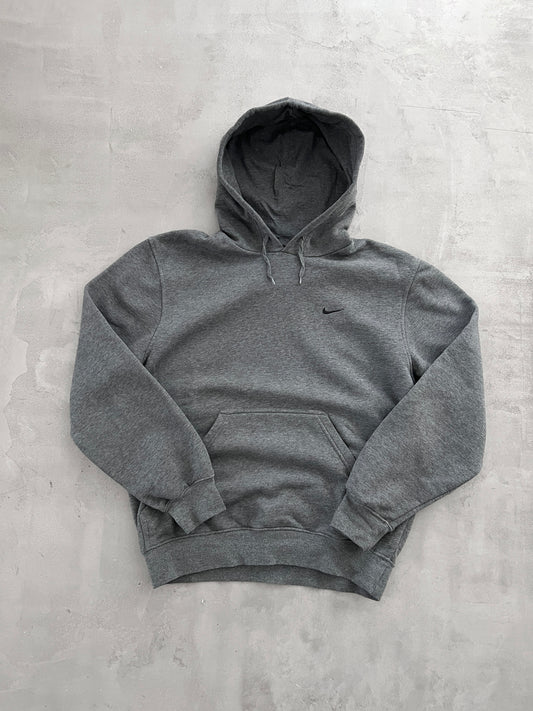 GREY NIKE HOODIE - 2000S - S