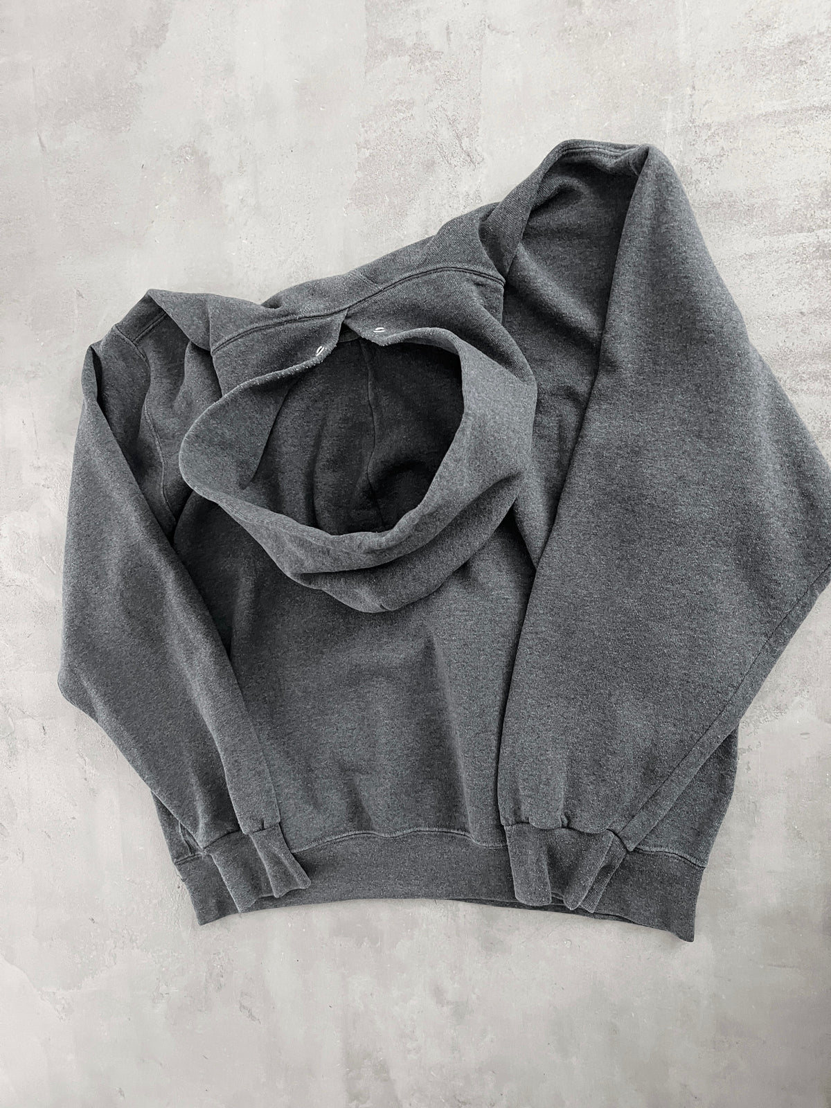 GREY RUSSELL HOODIE - 2000S - XL