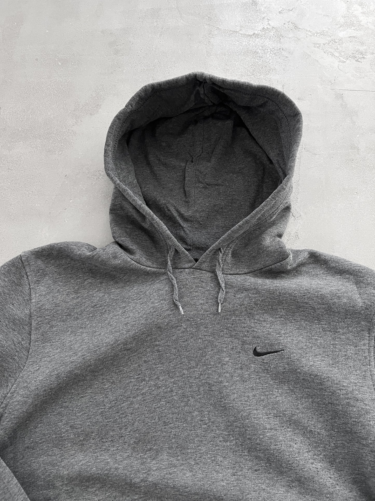 GREY NIKE HOODIE - 2000S - S