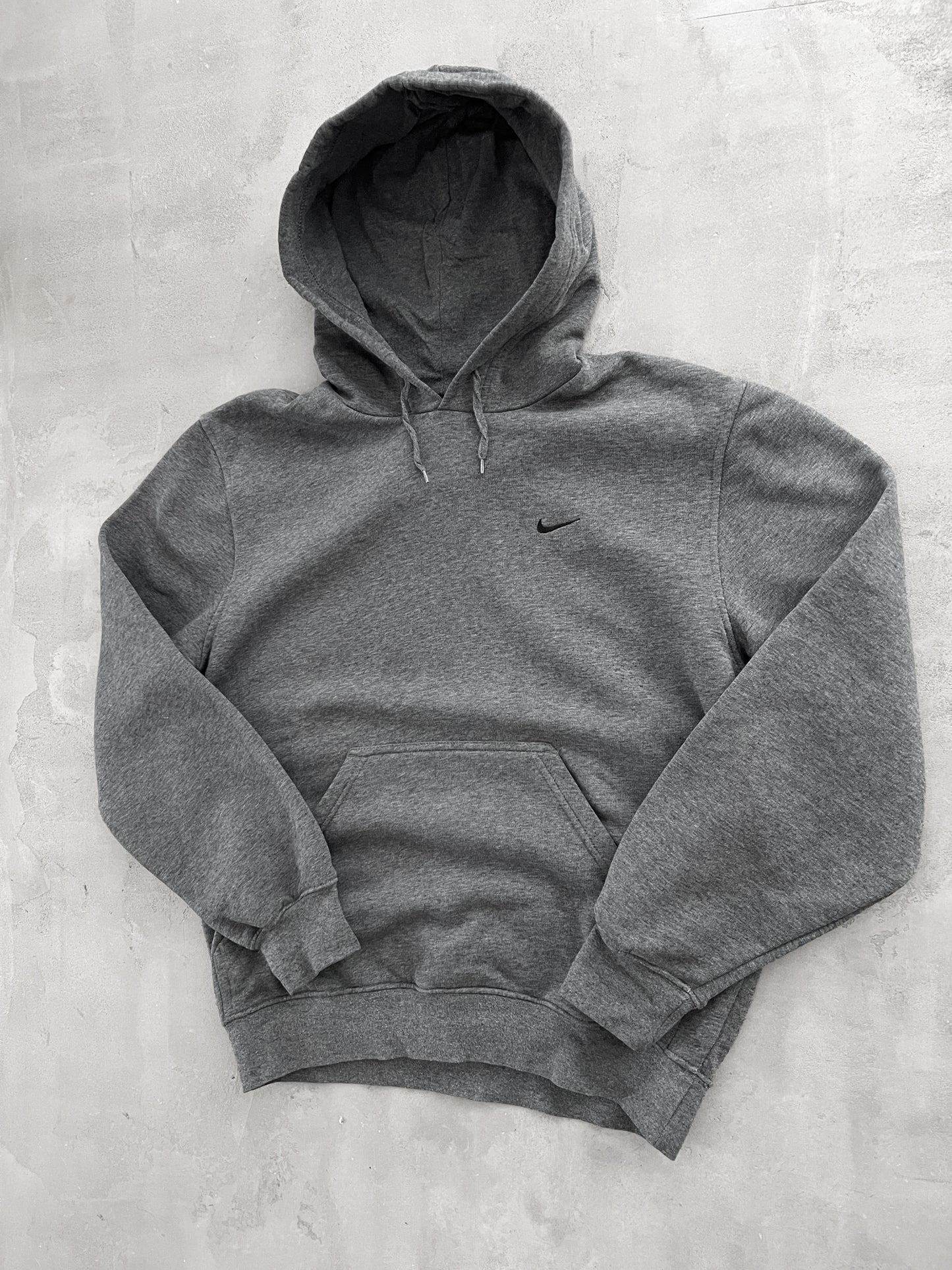 GREY NIKE HOODIE - 2000S - S