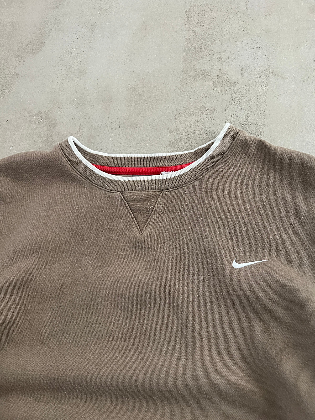 MOCHA NIKE SWEATER - 2000S - S