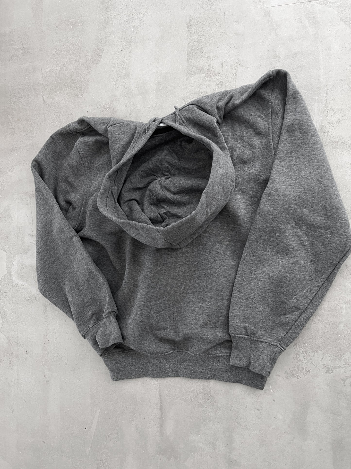 GREY NIKE HOODIE - 2000S - S