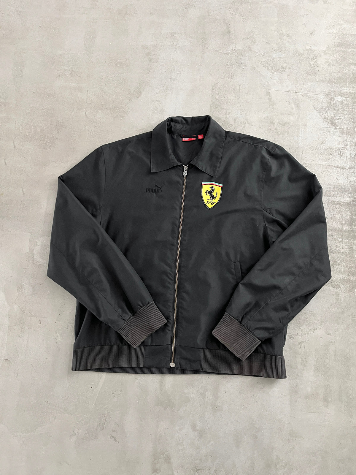 BLACK FERRARI JACKET - 2000S - L