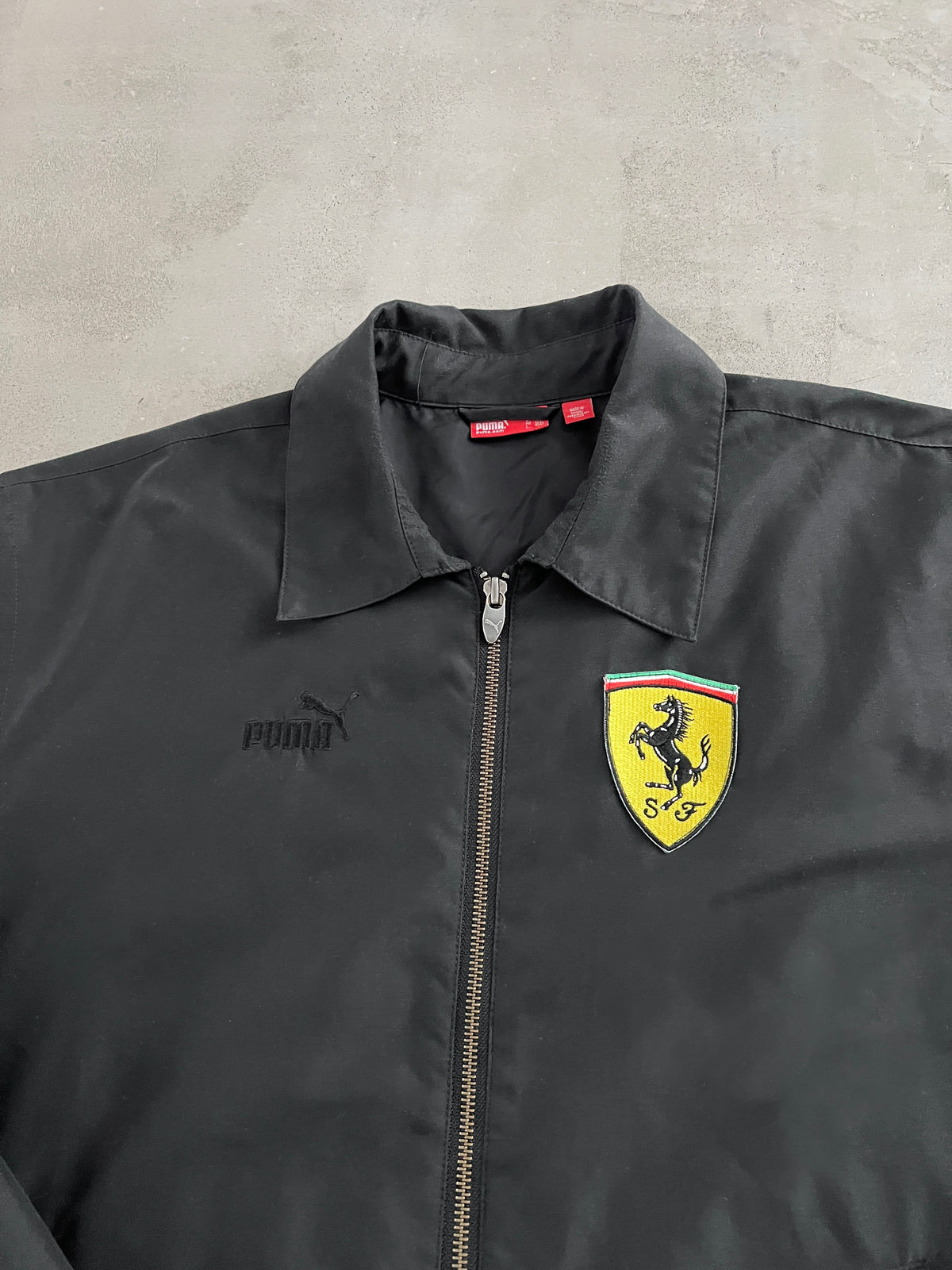 BLACK FERRARI JACKET - 2000S - L