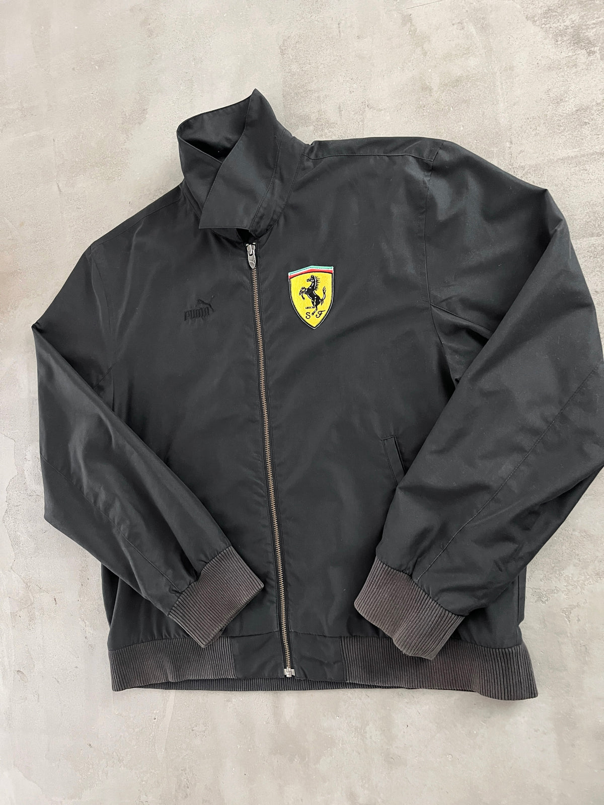 BLACK FERRARI JACKET - 2000S - L