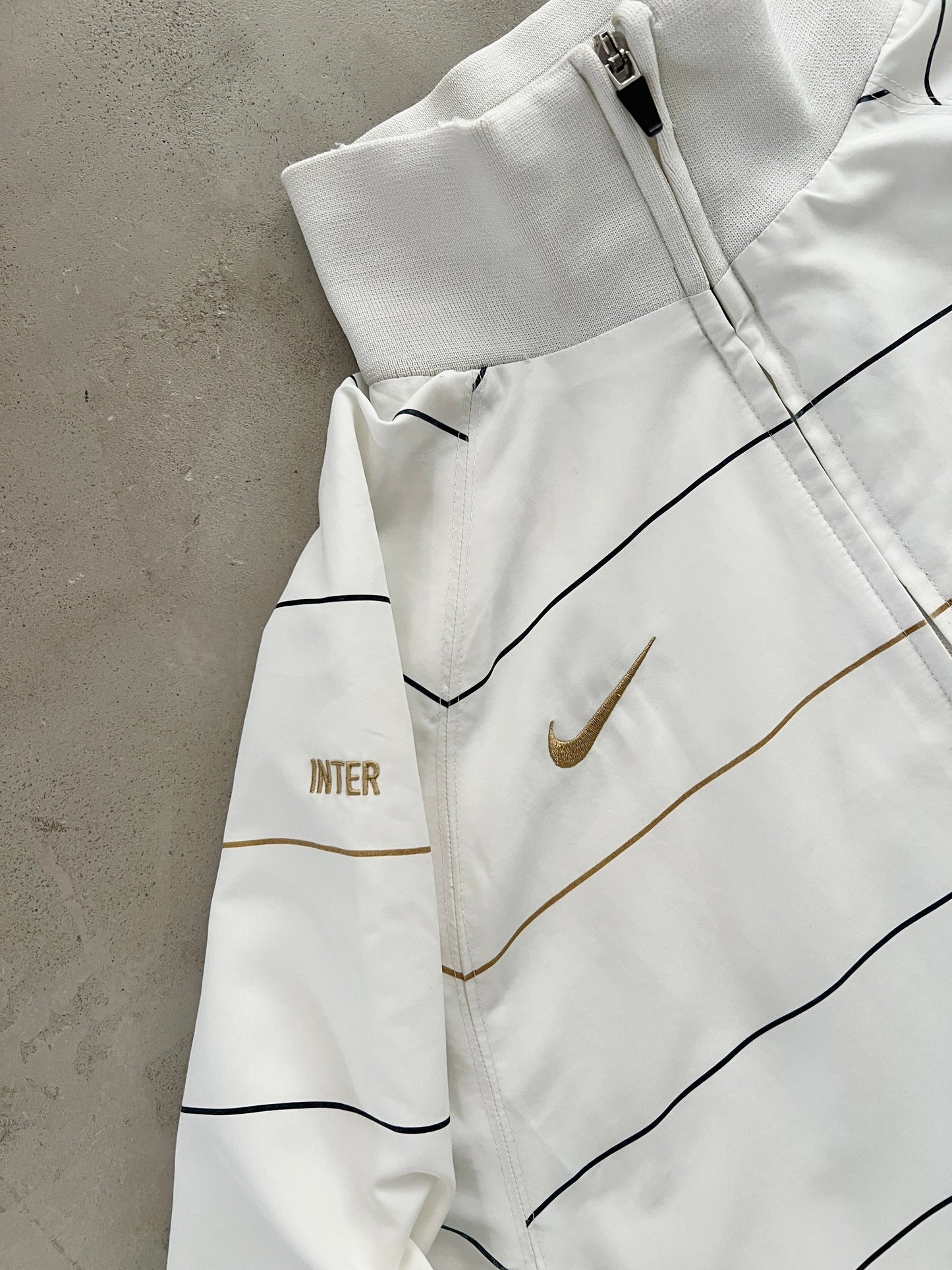 WHITE INTER MILAN TRACK JACKET - 2000S - M