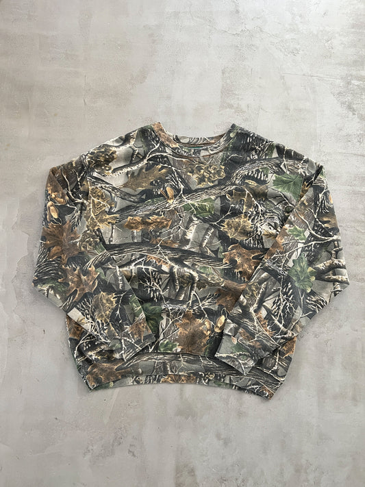 CAMO REALTREE SWEATER - 1990S - XL/L