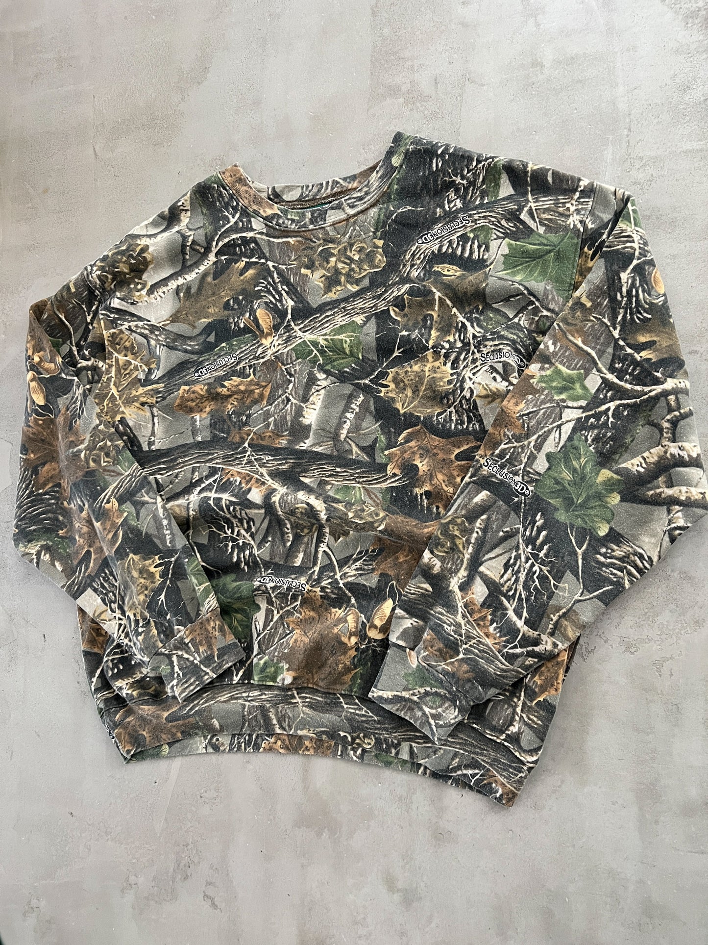 CAMO REALTREE SWEATER - 1990S - XL/L