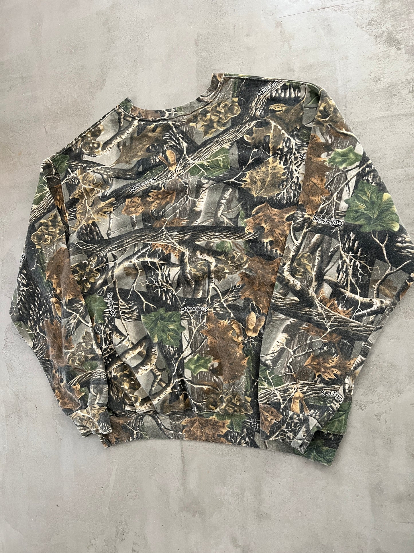CAMO REALTREE SWEATER - 1990S - XL/L