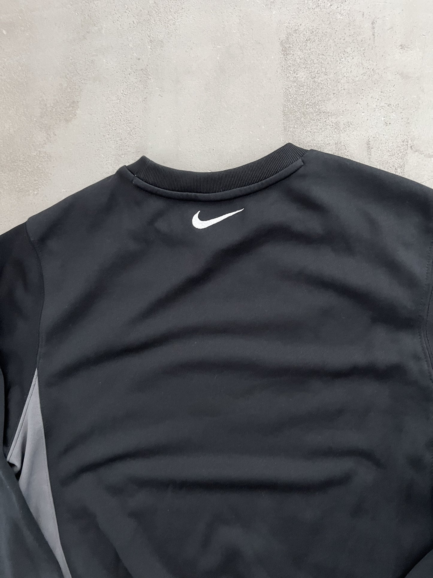 BLACK FC BARCELONA NIKE SWEATER - 2000S - XS