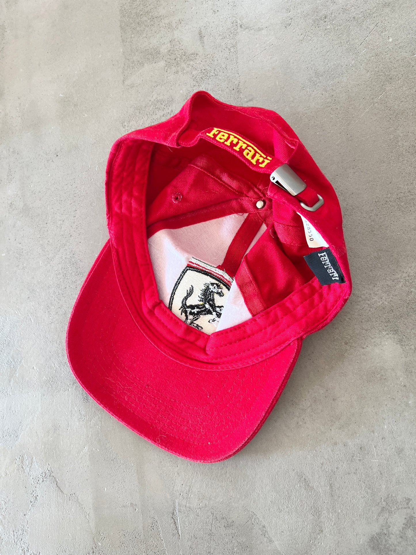 RED FERRARI CAP - 1990S