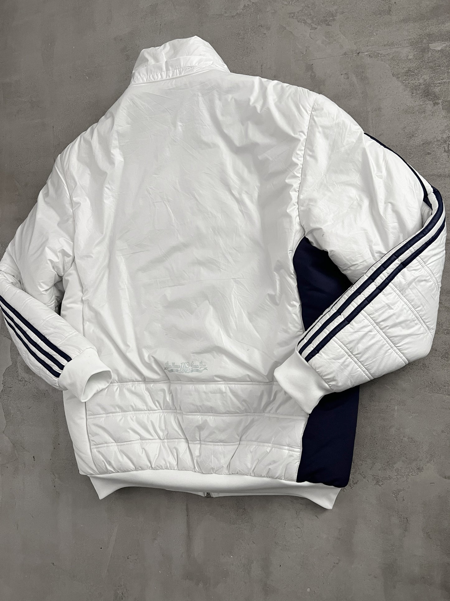 WHITE/NAVY REAL MADRID PUFFER - 2000S - L/M
