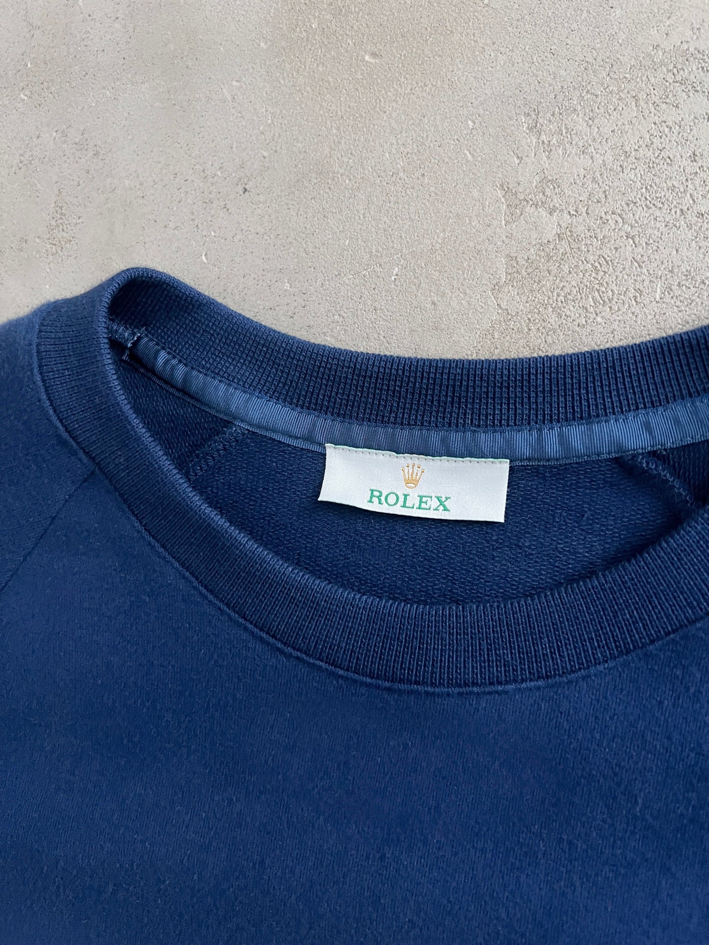 NAVY ROLEX SWEATER - 2000S - S