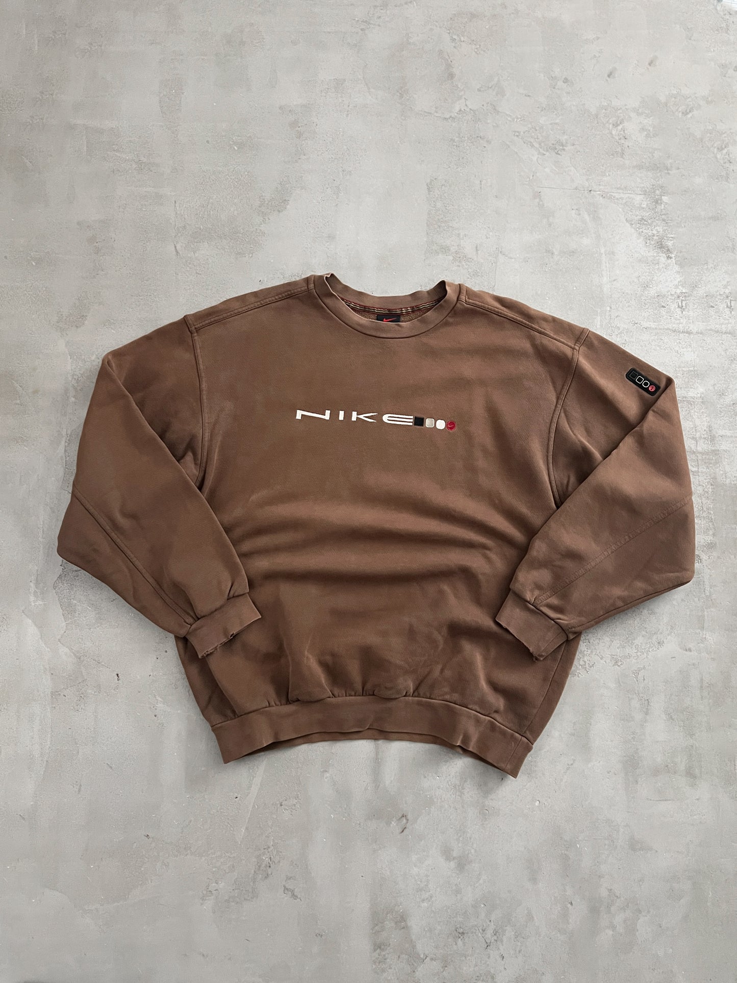 MOCHA NIKE SWEATER - 1990S - M/L