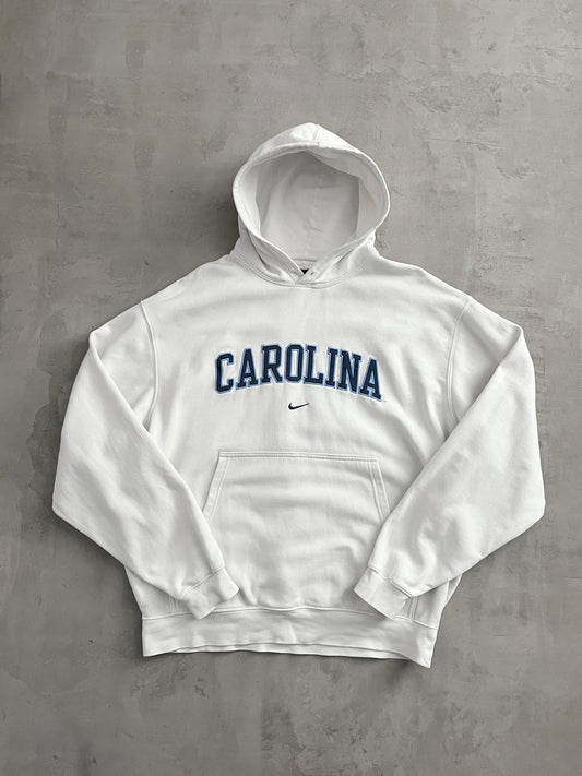 WHITE UNC NIKE HOODIE - 2000S - L