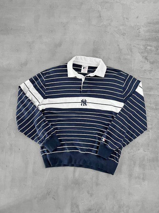 NAVY YANKEES LONGSLEEVE - 2000S - L