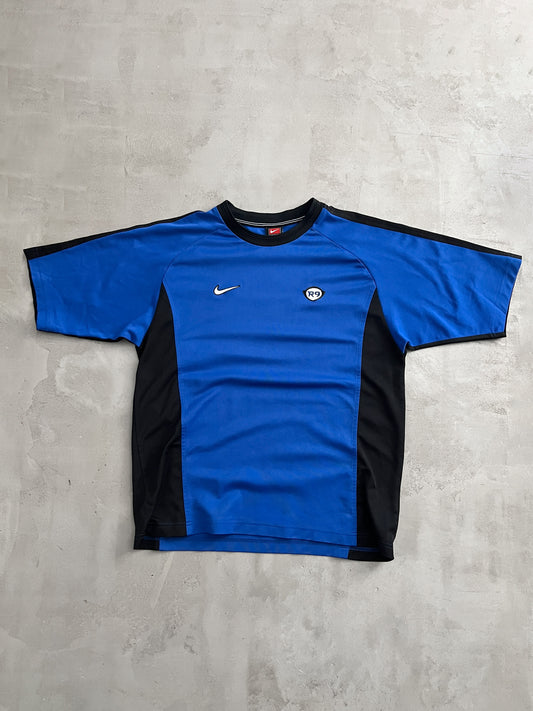 BLUE NIKE R9 RONALDO TEE - 2000S - M
