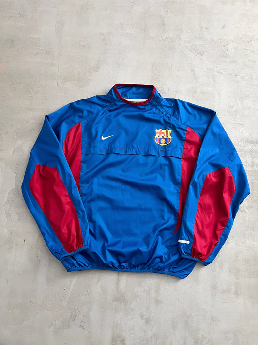 NAVY FC BARCELONA NIKE LONGSLEEVE - 2000S - L/M