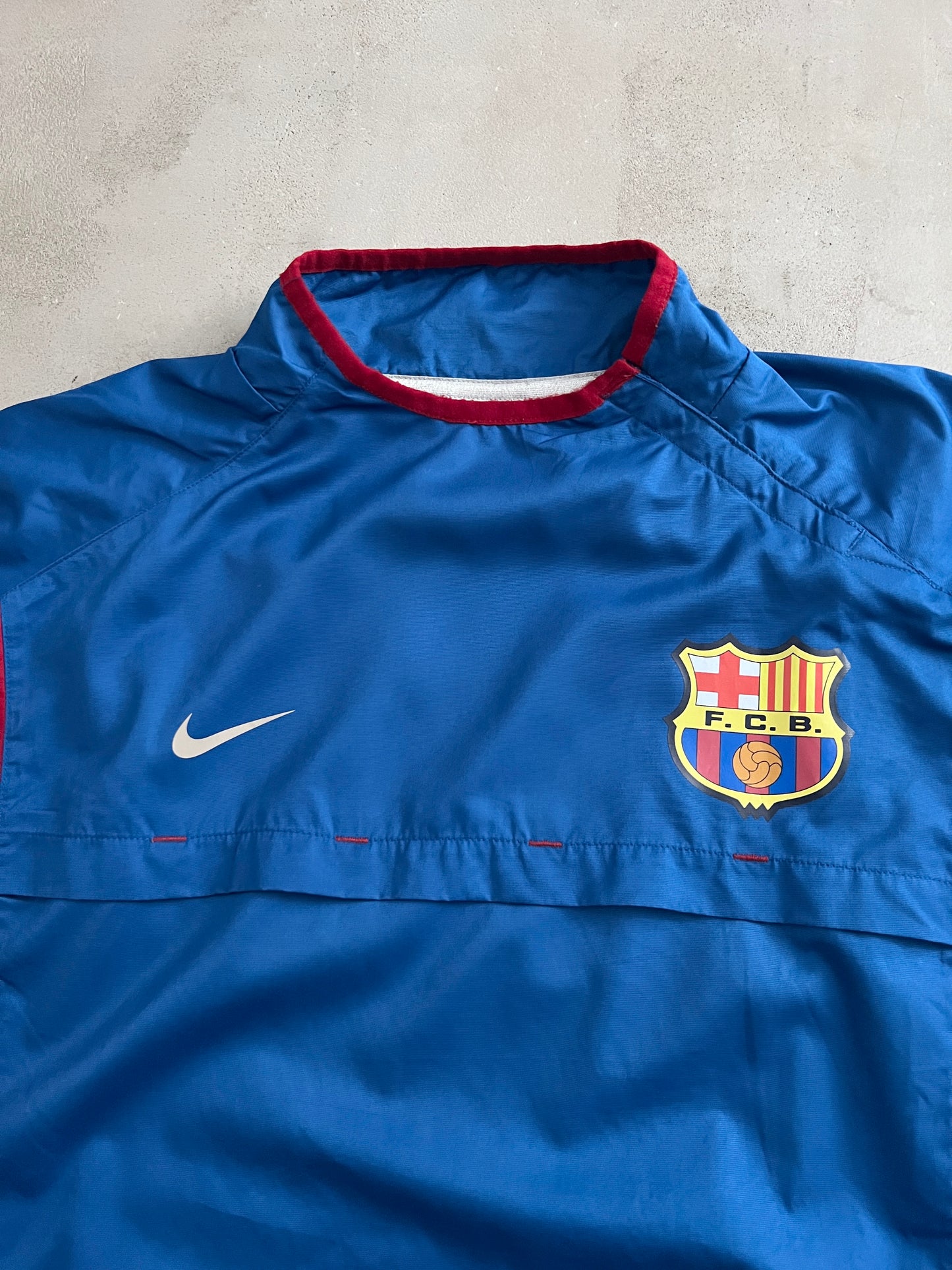 NAVY FC BARCELONA NIKE LONGSLEEVE - 2000S - L/M