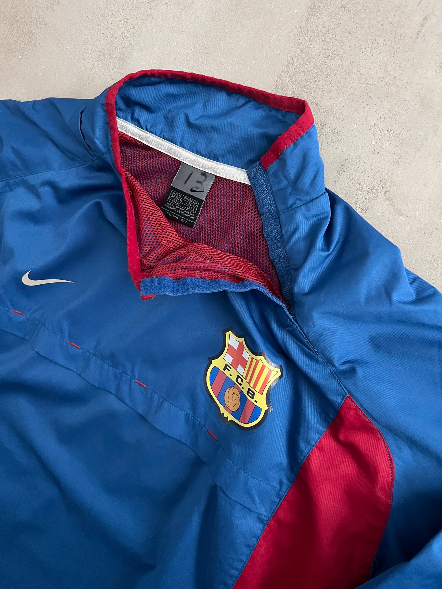 NAVY FC BARCELONA NIKE LONGSLEEVE - 2000S - L/M
