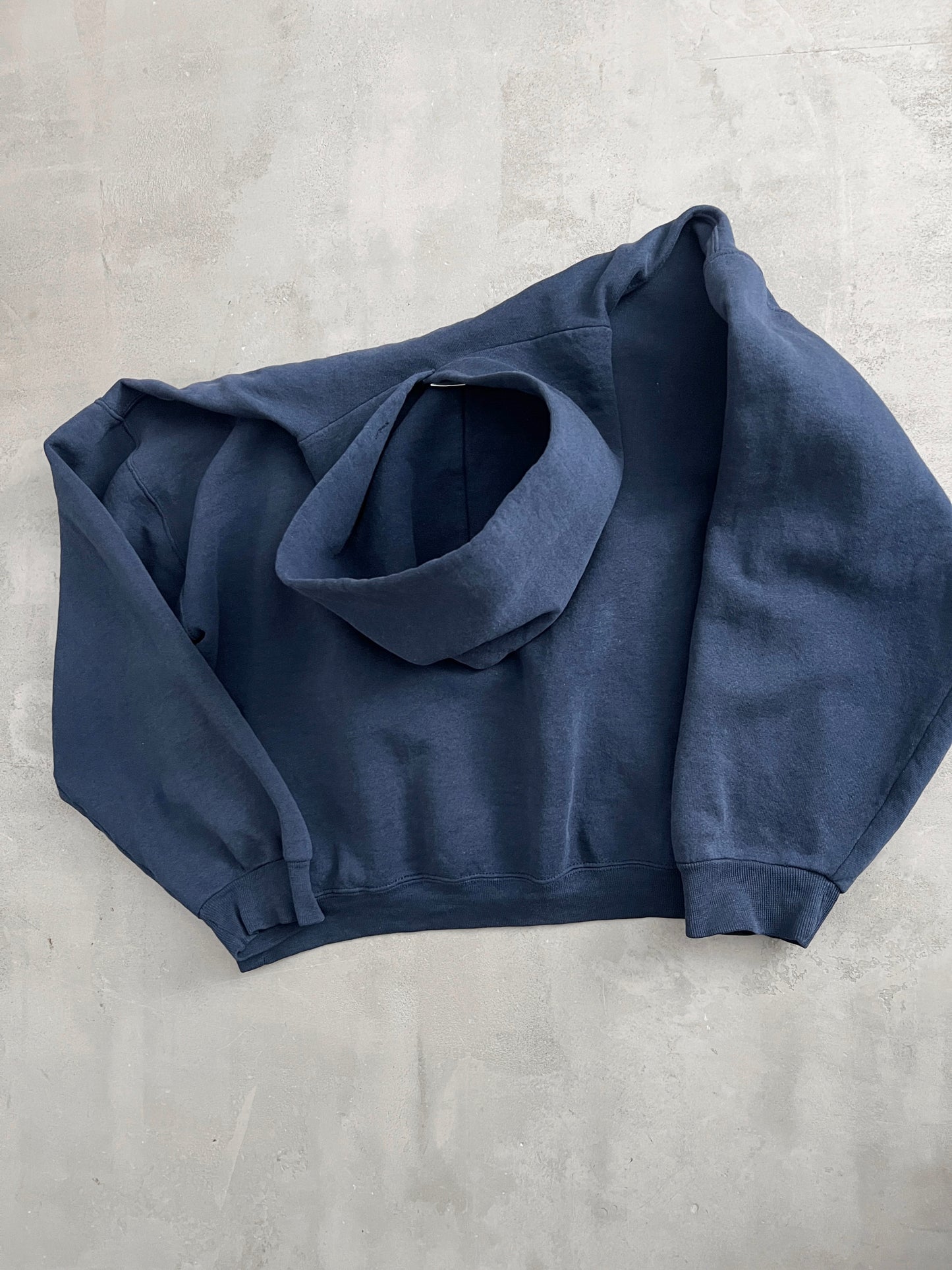 NAVY RUSSELL BASKETBALL HOODIE - 2000S - S