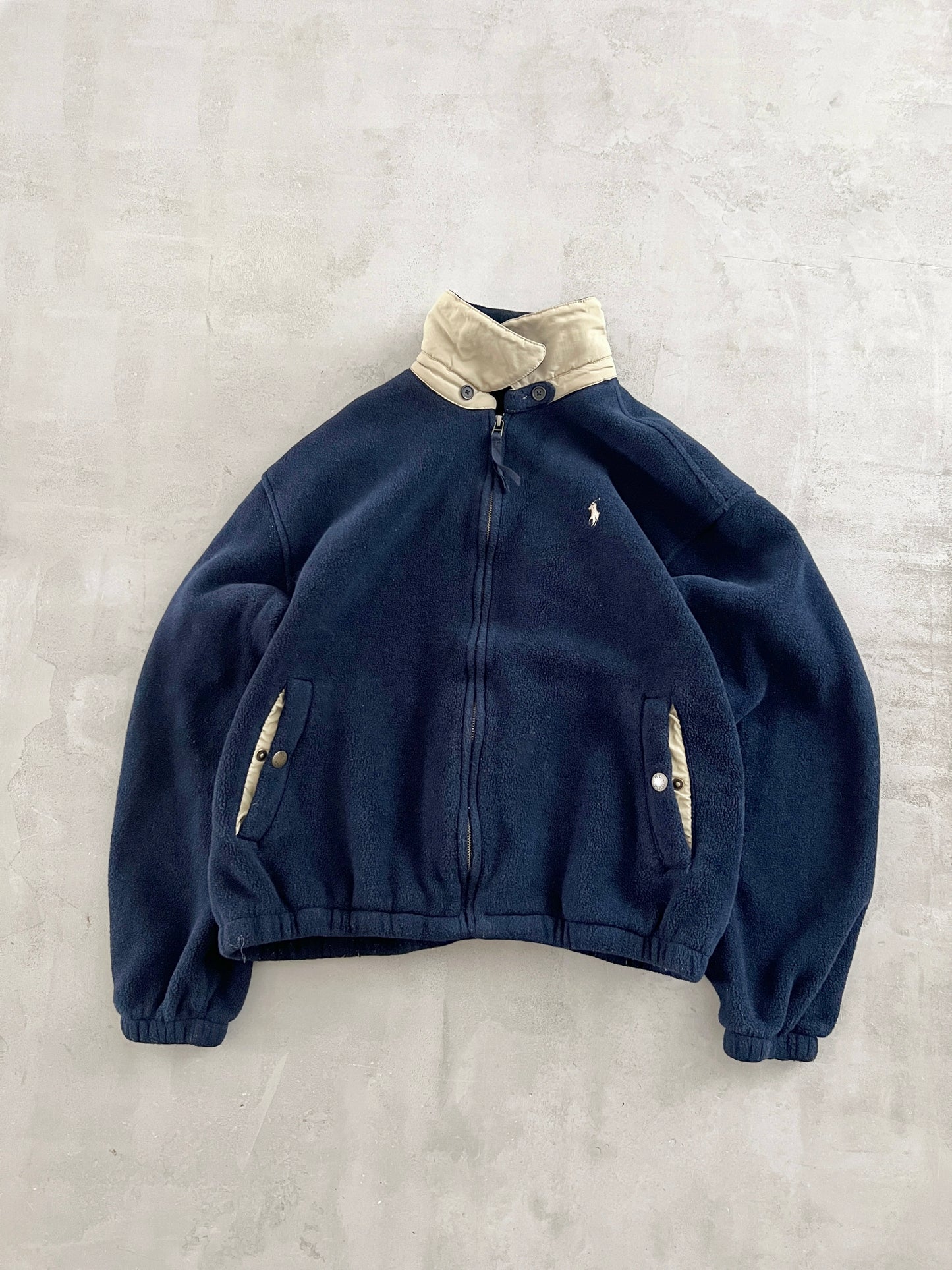 NAVY RALPH LAUREN FLEECE - 2000S - S